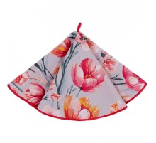 Полотенце вафельное круглое D65 1360-1 рд