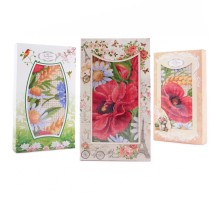 Вафельное полотенце 40х75 см 1 штука в коробке шоколадке 18773-1 тк