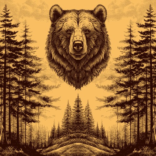 Простыня махровая пестротканная 215х220 см Медведь 8116 из Иваново