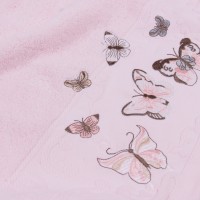 Полотенце махровое  Бабочка ( брак, затяжка) Б
