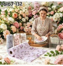 Изделие 25*500, Полотенце отрывное микрофибра А6167