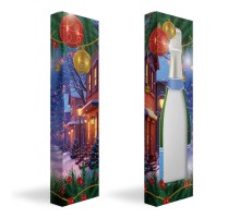 Подарочная коробка Бутылочка НГ-1 Р