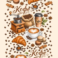 Вафельное полотенце Купон 50х63 см 29598-1 Тейково