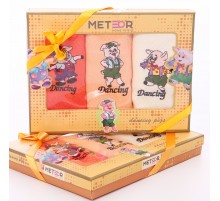 Набор салфеток METEOR вафельные в коробке 40х60 см 3 штуки DANCING PINGS-10012