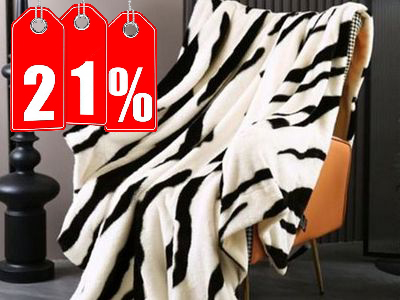 СКИДКА -21% на пледы Велсофт | с 1.05 по 15.05